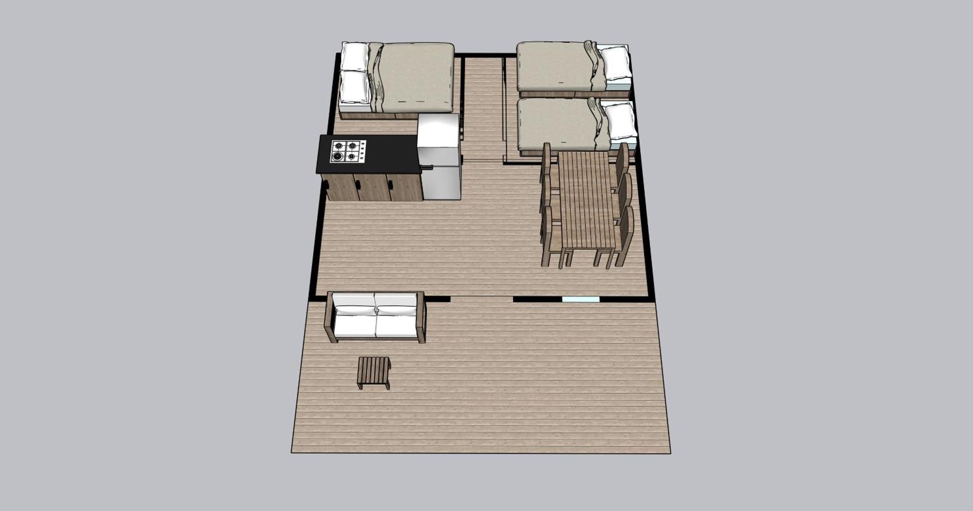 Chalet con 2 Camere da Letto